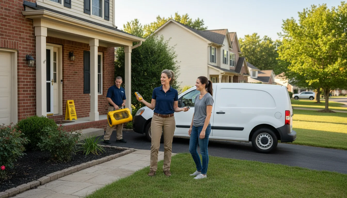 Residential water damage restoration in Globe, AZ